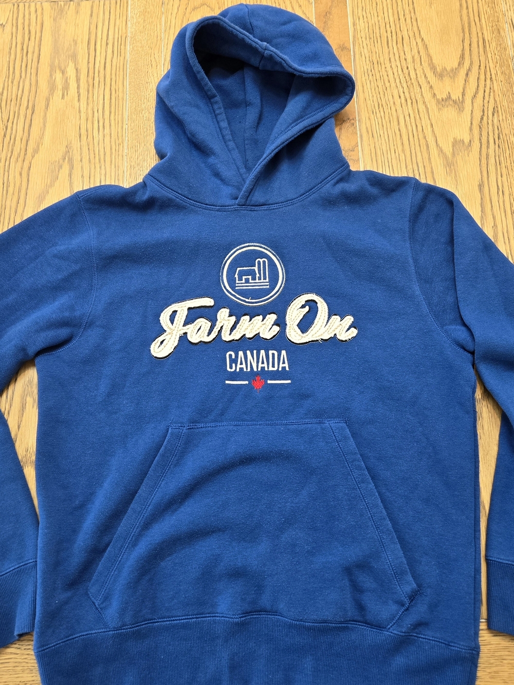 Farm On Canada Blue Hoodie Sweater